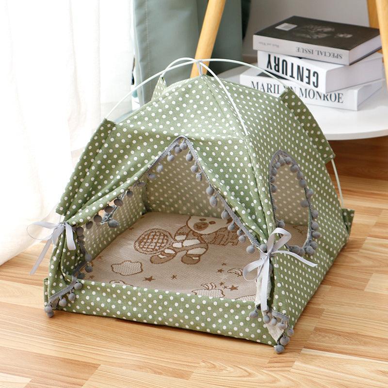 Cozy Haven Cat Tent: The Perfect Enclosed Pet Bed For Your Feline Friend - Dog Hugs Cat