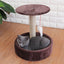 Cozy Haven: Compact Sisal Cat Tree With Interactive Toy And Jumping Platform - Dog Hugs Cat