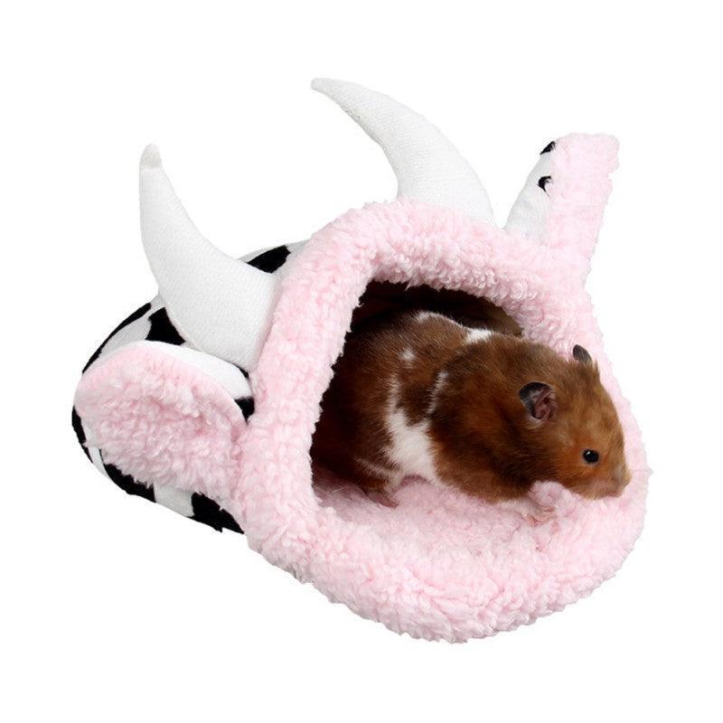 Cozy Haven For Small Animals: Warm Plush Pet Nest For Guinea Pigs - Dog Hugs Cat