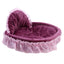Cozy Haven Lace Pet Bed - Dog Hugs Cat