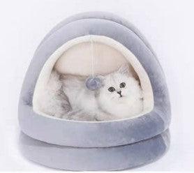 Cozy Haven: Luxurious Cat House Beds For Your Furry Friends - Dog Hugs Cat