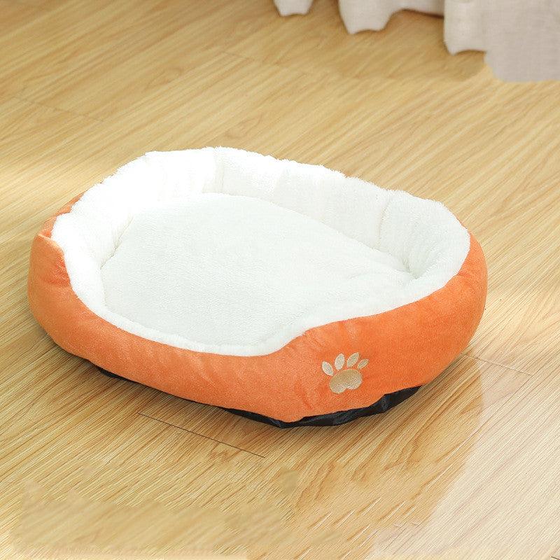 Cozy Haven Removable And Washable Round Pet Kennel - Dog Hugs Cat