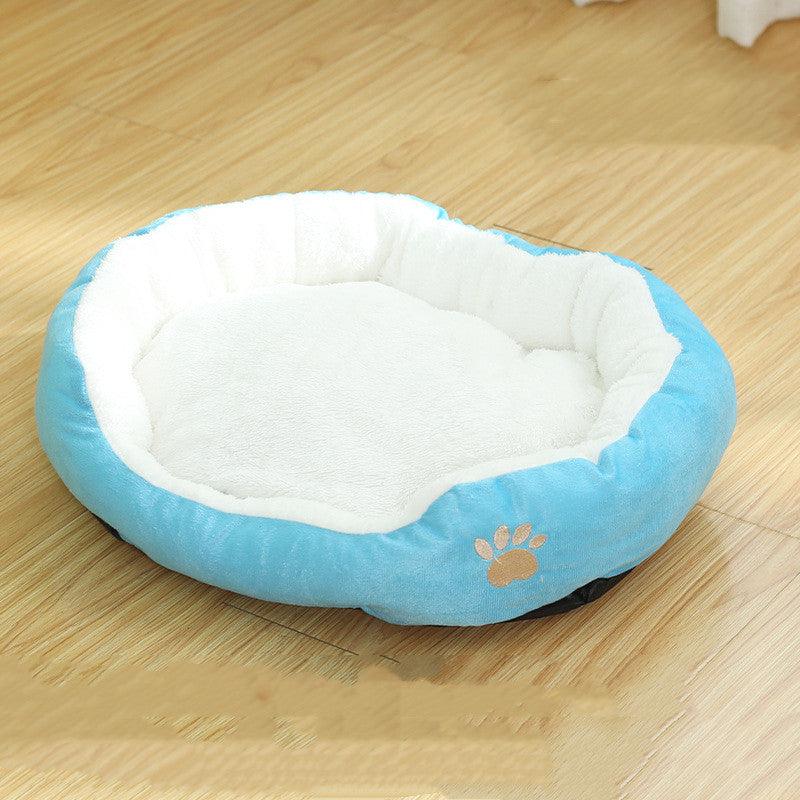 Cozy Haven Removable And Washable Round Pet Kennel - Dog Hugs Cat