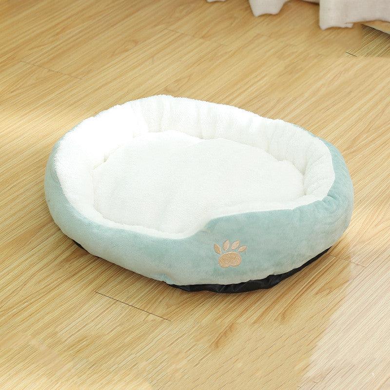 Cozy Haven Removable And Washable Round Pet Kennel - Dog Hugs Cat