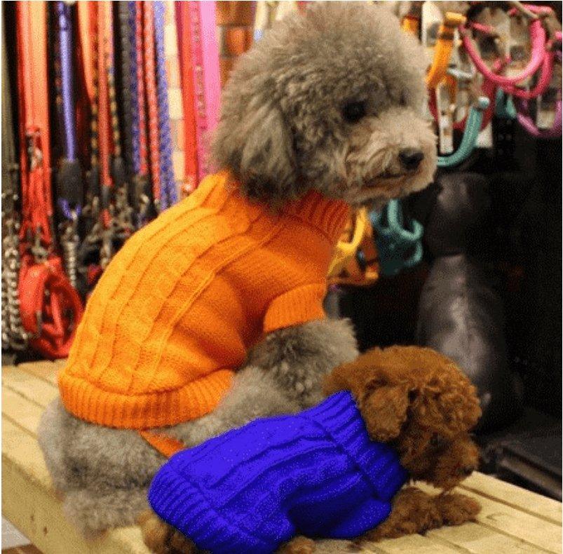 Cozy Knitted Wool Dog Sweater - Dog Hugs Cat