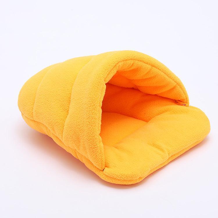 Cozy Paws Pet Sleeping Bag: Comfy And Cute Nest For Cats, Dogs, And Small Pets - Dog Hugs Cat