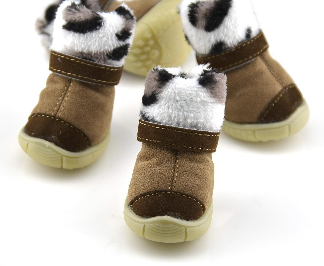 Cozy Paws: Stylish Cotton Shoes For Your Furry Friend - Dog Hugs Cat