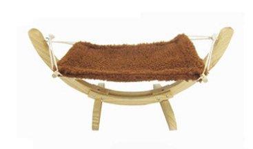 Cozy Paws Wooden Cat Hammock Bed - The Perfect Pet Haven! - Dog Hugs Cat