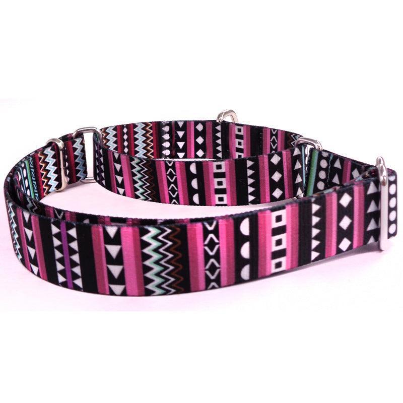 Cozy Stripe Pet Walking Leash - Dog Hugs Cat