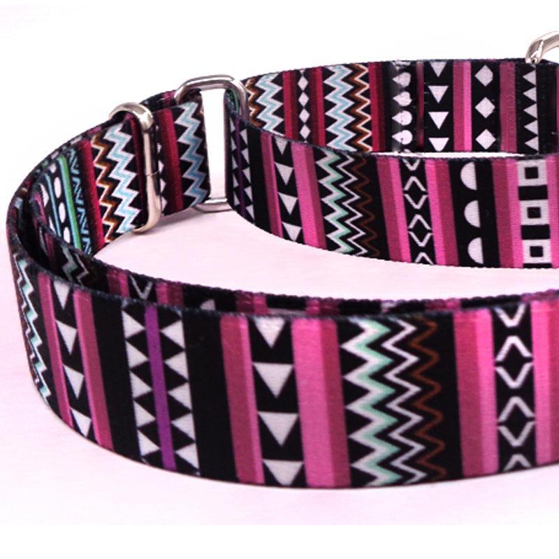 Cozy Stripe Pet Walking Leash - Dog Hugs Cat