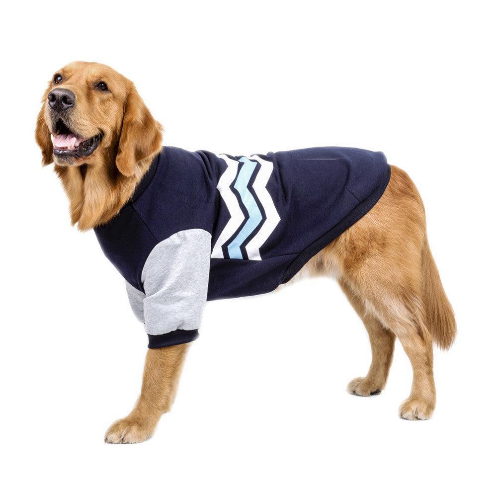 Cozy Striped Hooded Dog Sweater - Dog Hugs Cat