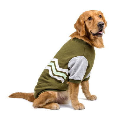 Cozy Striped Hooded Dog Sweater - Dog Hugs Cat