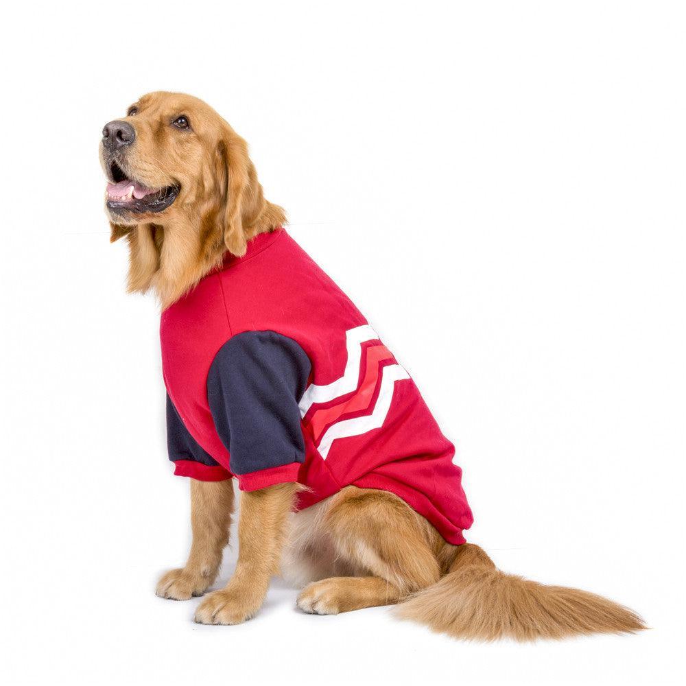 Cozy Striped Hooded Dog Sweater - Dog Hugs Cat