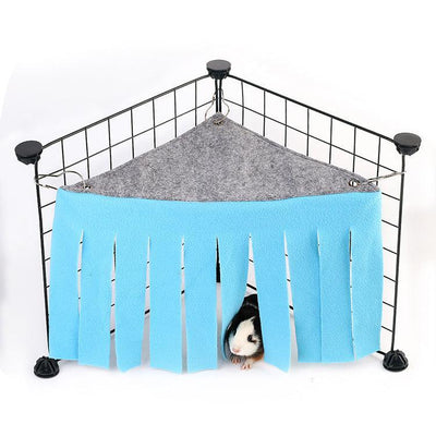 Cozy Tassel Haven: Stylish Hamster Hammock For Ultimate Comfort - Dog Hugs Cat