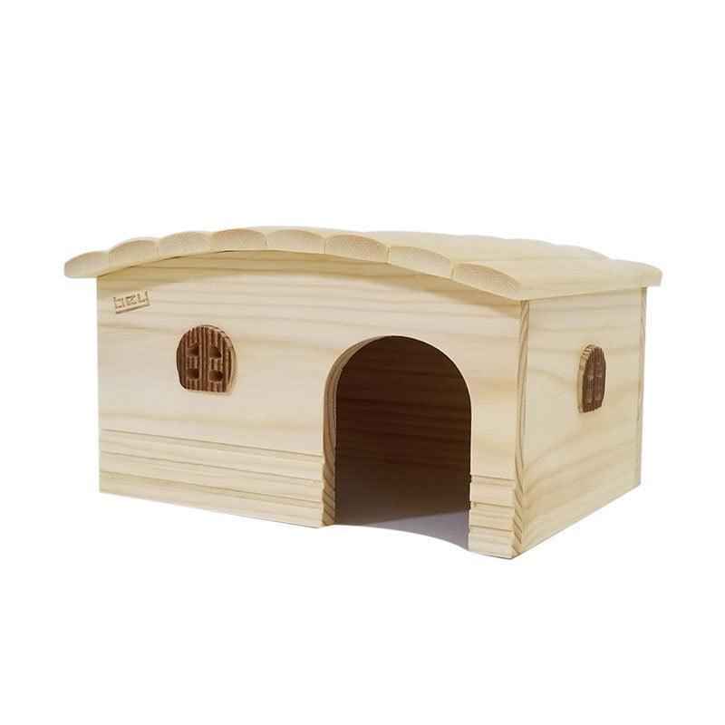 Cozy Woodland Retreat For Small Pets - Dog Hugs Cat