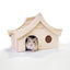 Cozy Woodland Retreat For Small Pets - Dog Hugs Cat