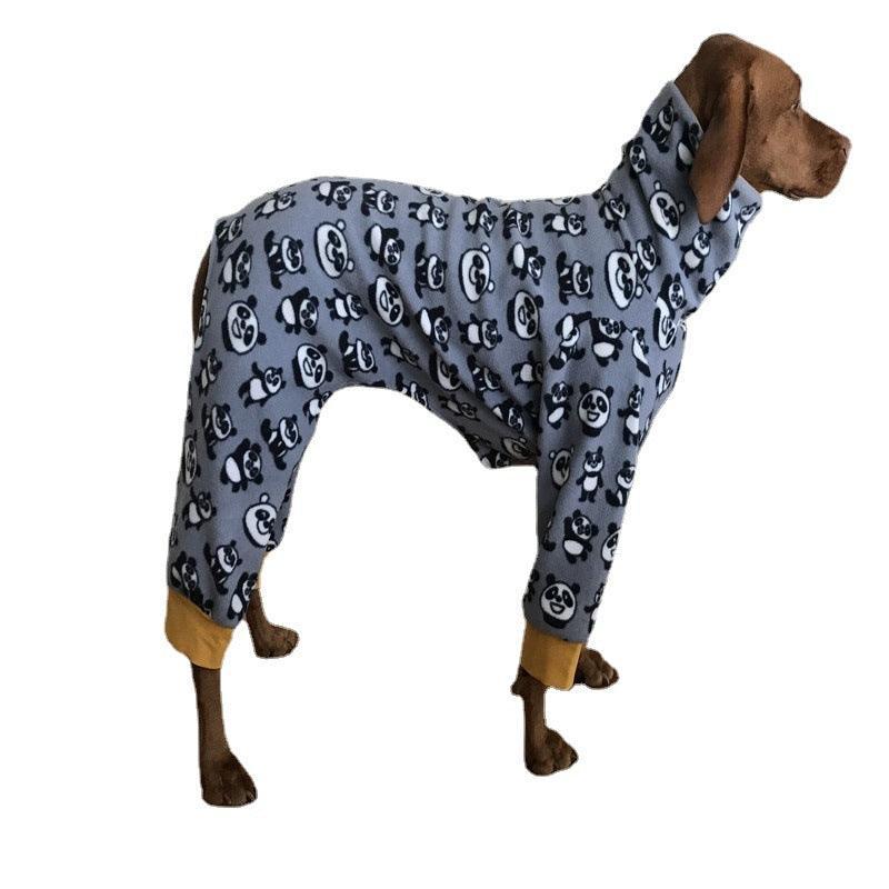 Cozycanine High Collar Printed Pet Four - Legged Suit - Dog Hugs Cat