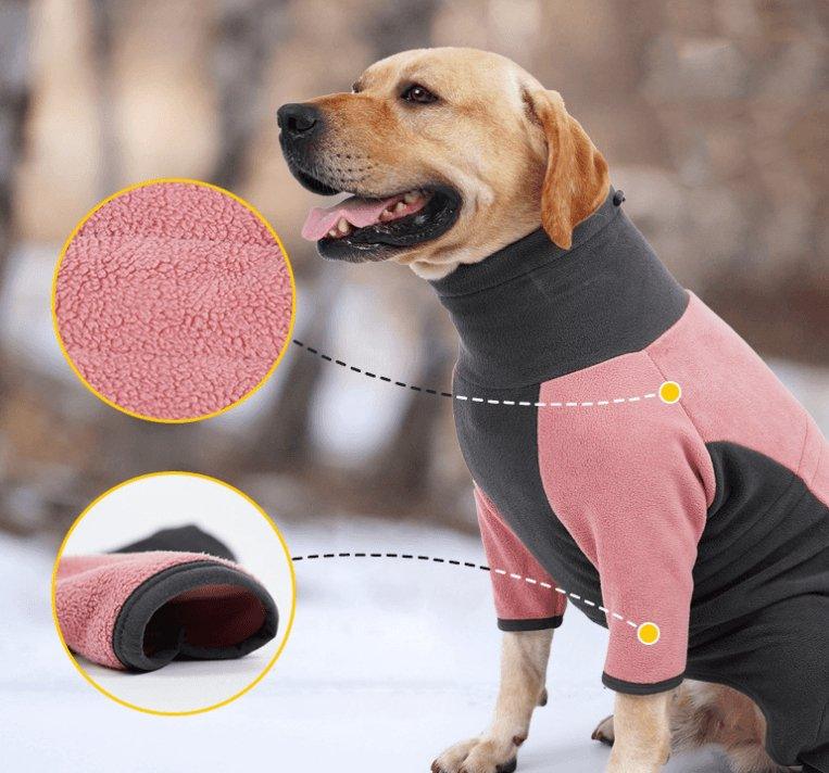 Cozycanine Winter Fleece Dog Coat - Stay Warm And Stylish All Season Long! - Dog Hugs Cat