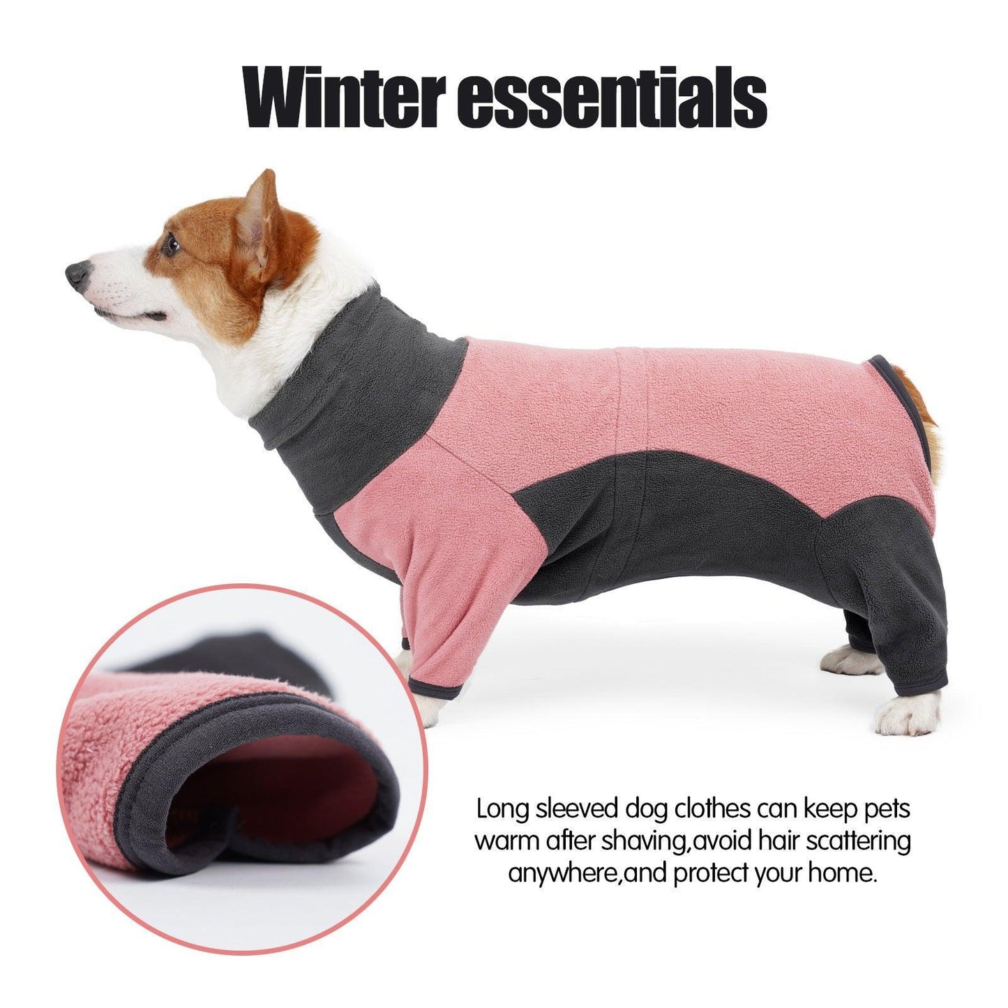 Cozycanine Winter Fleece Dog Coat - Stay Warm And Stylish All Season Long! - Dog Hugs Cat