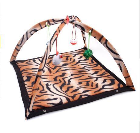 Cozycat Foldable Cartoon Cat Play Tent Hammock: The Ultimate Cat Haven - Dog Hugs Cat