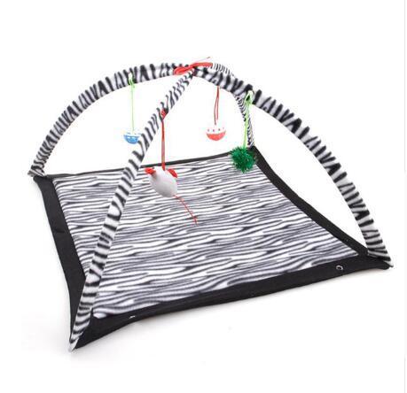 Cozycat Foldable Cartoon Cat Play Tent Hammock: The Ultimate Cat Haven - Dog Hugs Cat