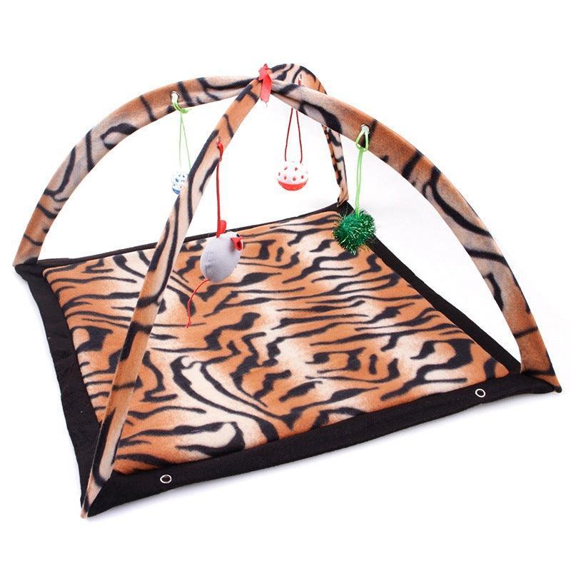 Cozycat Foldable Cartoon Cat Play Tent Hammock: The Ultimate Cat Haven - Dog Hugs Cat