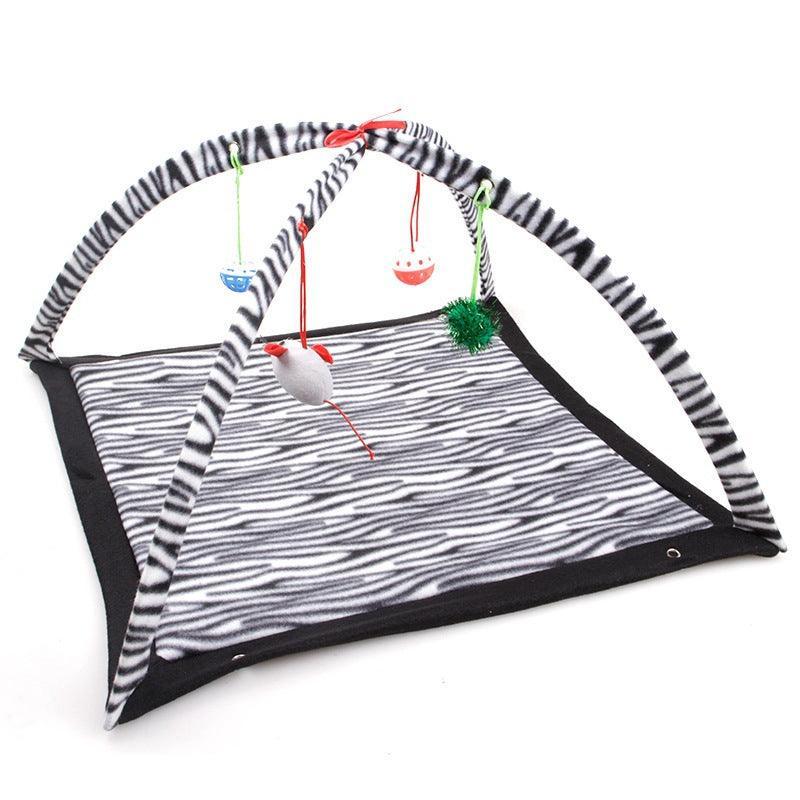 Cozycat Foldable Cartoon Cat Play Tent Hammock: The Ultimate Cat Haven - Dog Hugs Cat