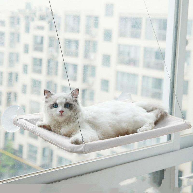 Cozycat Hanging Pet Litter Sucker Window Hammock - Dog Hugs Cat