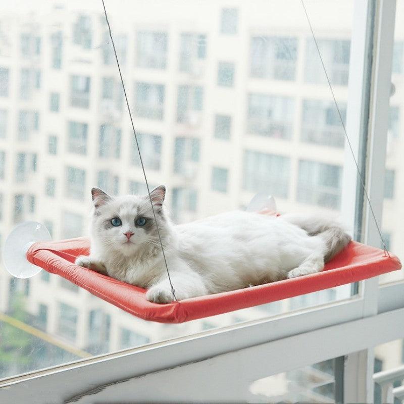 Cozycat Hanging Pet Litter Sucker Window Hammock - Dog Hugs Cat