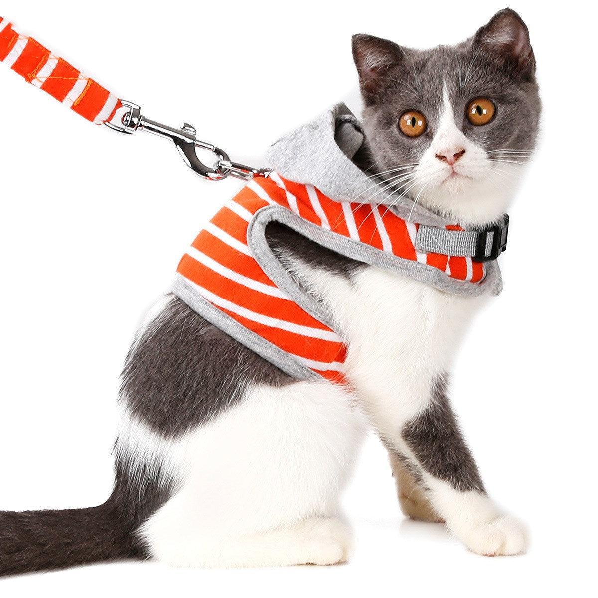 Cozycat Hooded Vest Leash & Harness Combo - Dog Hugs Cat