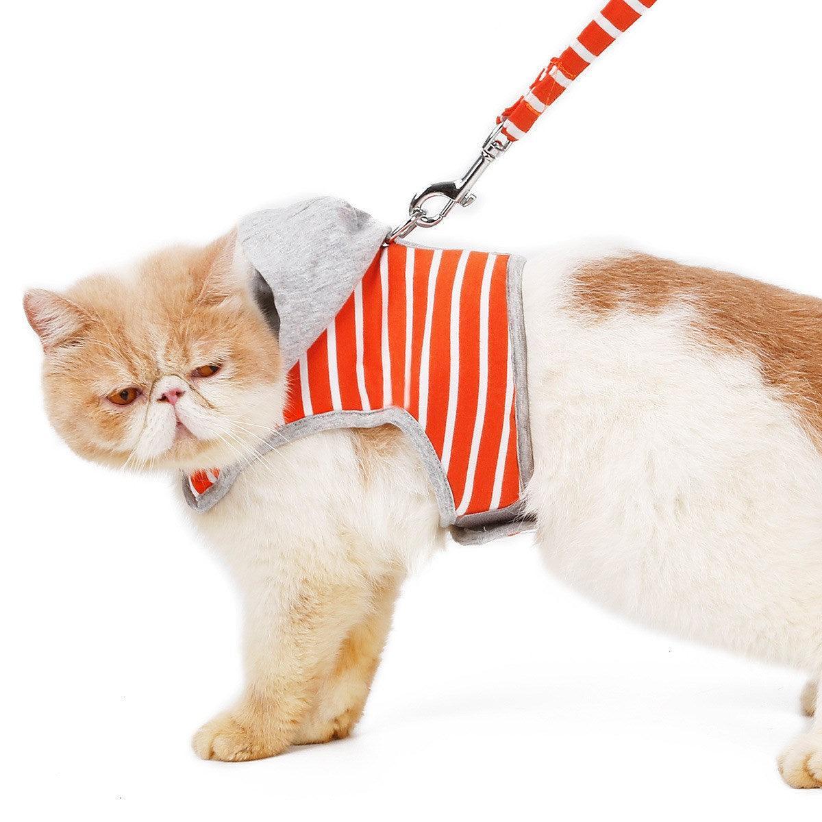 Cozycat Hooded Vest Leash & Harness Combo - Dog Hugs Cat