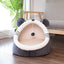 Cozycat Winter Hideaway: Warm And Stylish Cat Litter Kennel - Dog Hugs Cat