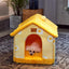 Cozyfold Pet House: Foldable Winter Bed & Enclosed Cave For Dogs And Cats - Dog Hugs Cat