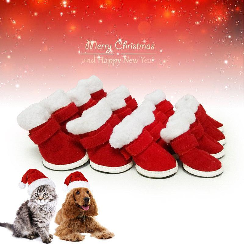 Cozypaws Festive Furry Footwear - Dog Hugs Cat