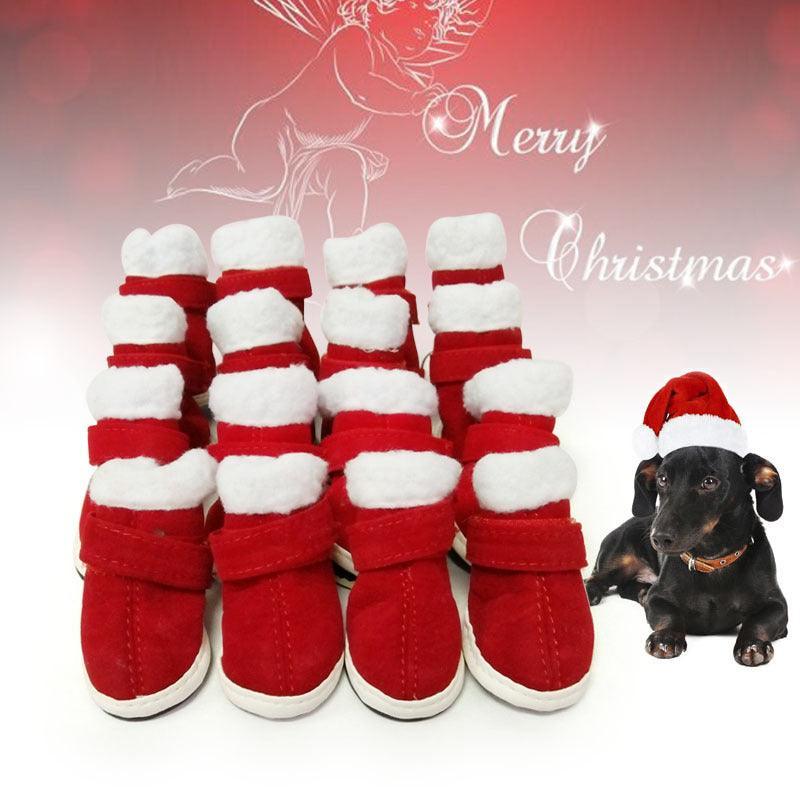 Cozypaws Festive Furry Footwear - Dog Hugs Cat