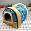 Cozypaws Foldable Pet Kennel - Dog Hugs Cat