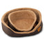 Cozypaws Plush Round Dog Bed - Luxurious Warmth For Your Furry Friend - Dog Hugs Cat