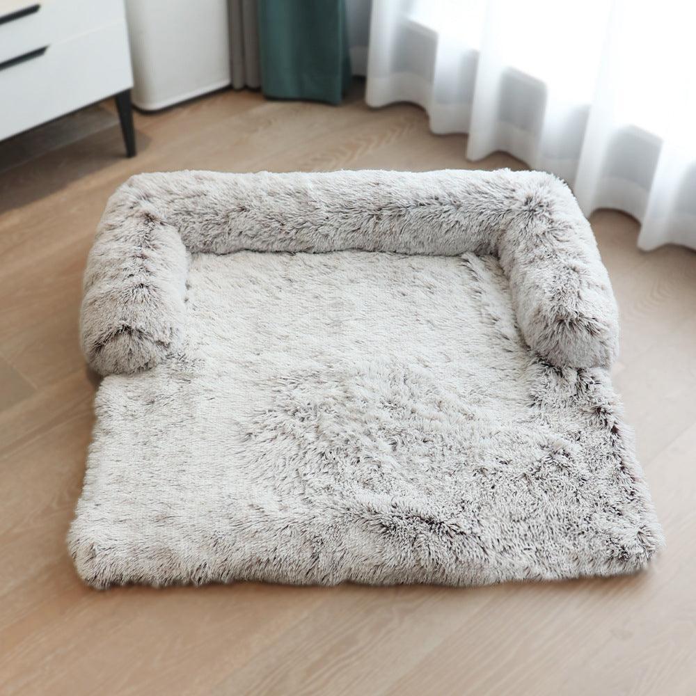 Cozypaws Removable Pet Dog Mat - Luxuriously Soft Sofa Dog Bed - Dog Hugs Cat