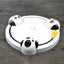 Crazy Catcher: Electric White Cat Toy Wheel - Dog Hugs Cat