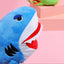 Cuddly Critter Plush Dog Toy - Monster Shark - Dog Hugs Cat