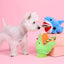 Cuddly Critter Plush Dog Toy - Monster Shark - Dog Hugs Cat