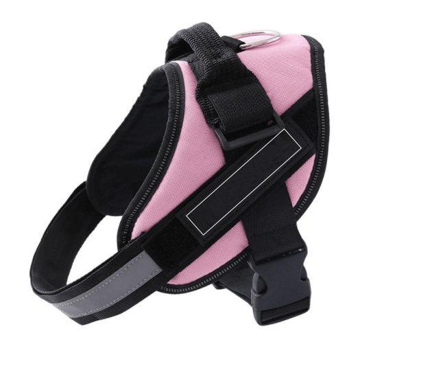 Customizable Multilingual Pet Harness With Id Patch - Personalize Your Pup's Safety And Style - Dog Hugs Cat