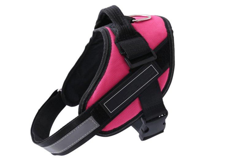 Customizable Multilingual Pet Harness With Id Patch - Personalize Your Pup's Safety And Style - Dog Hugs Cat