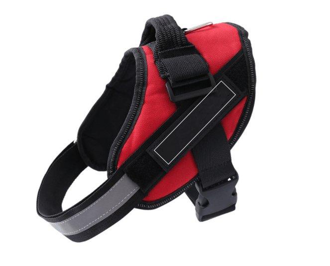 Customizable Multilingual Pet Harness With Id Patch - Personalize Your Pup's Safety And Style - Dog Hugs Cat