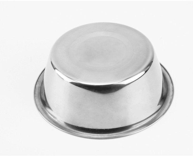 Customized Stainless Steel Pet Pots - Stylish And Durable Feeding Bowls For Your Furry Friends - Dog Hugs Cat