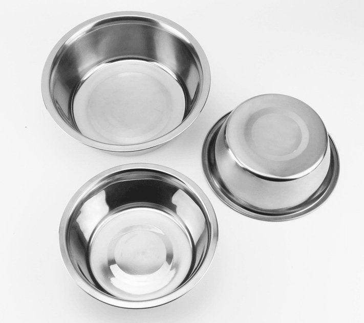 Customized Stainless Steel Pet Pots - Stylish And Durable Feeding Bowls For Your Furry Friends - Dog Hugs Cat