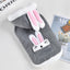 Cute Bunny - Printed Pet Jacket: Keep Your Furry Friend Warm And Stylish! - Dog Hugs Cat