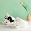 Cute Cartoon Ceramic Pet Bowl - Assorted Designs - Dog Hugs Cat