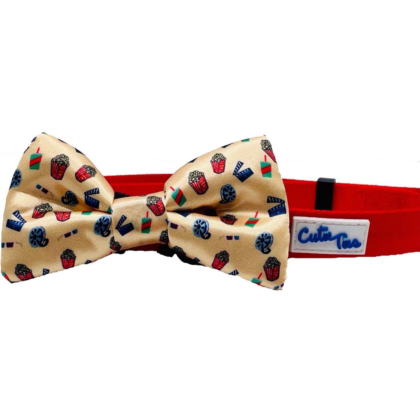 Cutie Ties Premium Durable Dog Bow Tie - Dog Hugs Cat