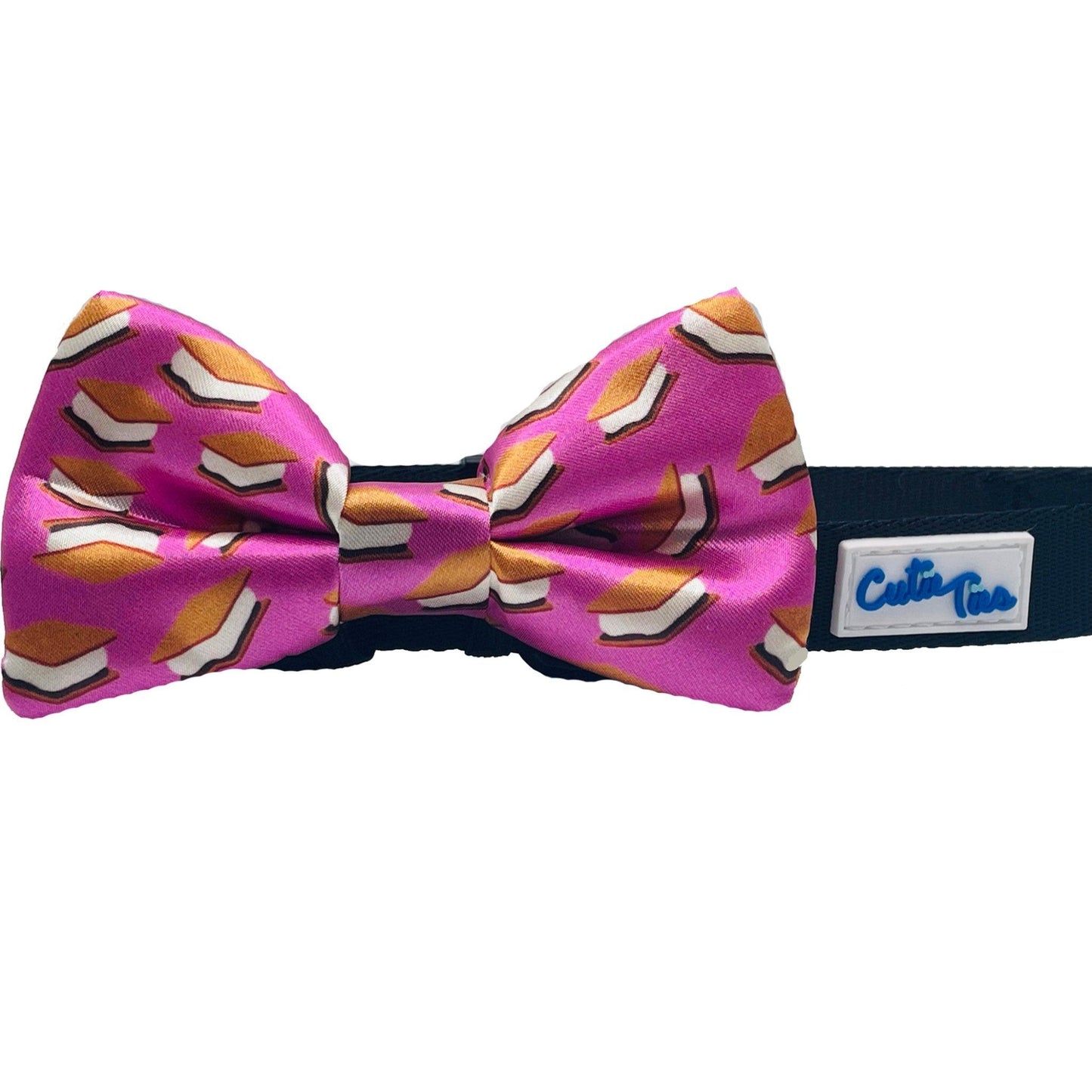 Cutie Ties Premium Durable Dog Bow Tie - Dog Hugs Cat